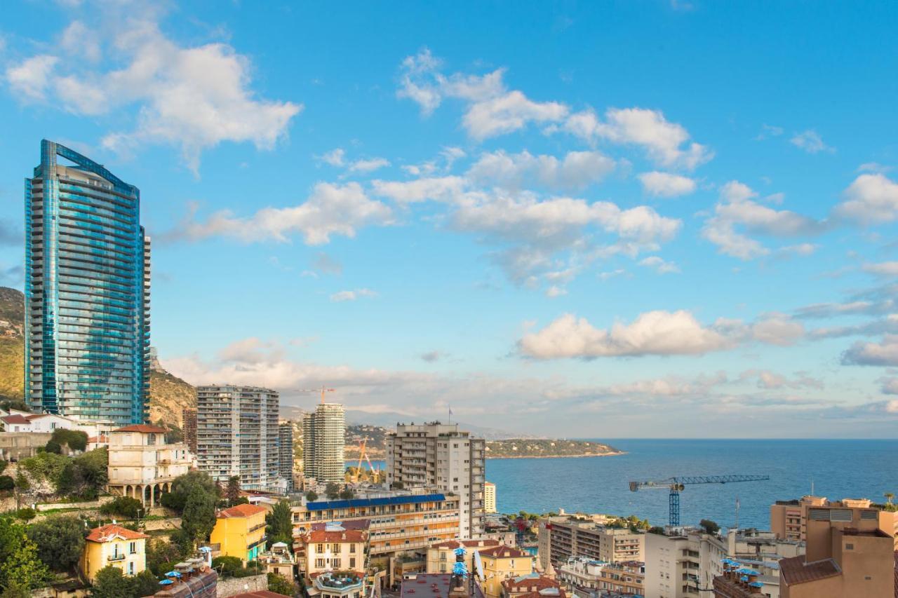 Vue Monaco & Tour Odeon - Terrasse - Parking - Bh Lägenhet Beausoleil Exteriör bild