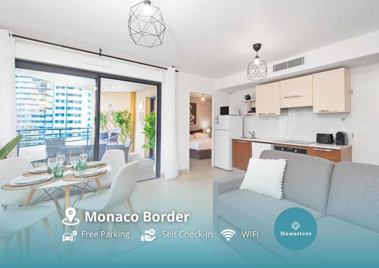 Vue Monaco & Tour Odeon - Terrasse - Parking - Bh Lägenhet Beausoleil Exteriör bild