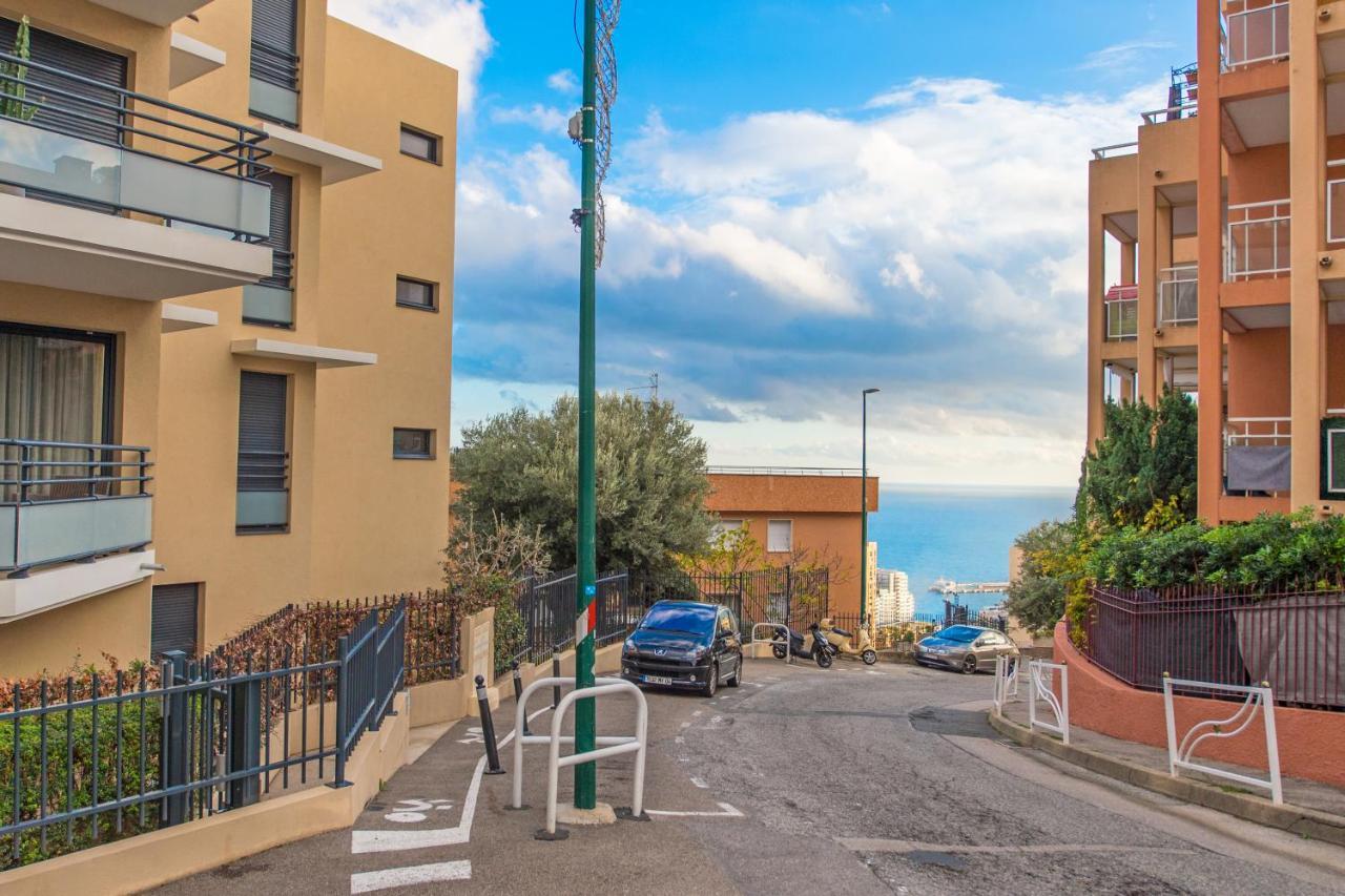 Vue Monaco & Tour Odeon - Terrasse - Parking - Bh Lägenhet Beausoleil Exteriör bild