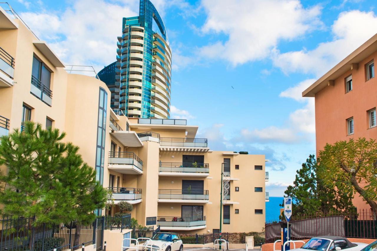 Vue Monaco & Tour Odeon - Terrasse - Parking - Bh Lägenhet Beausoleil Exteriör bild