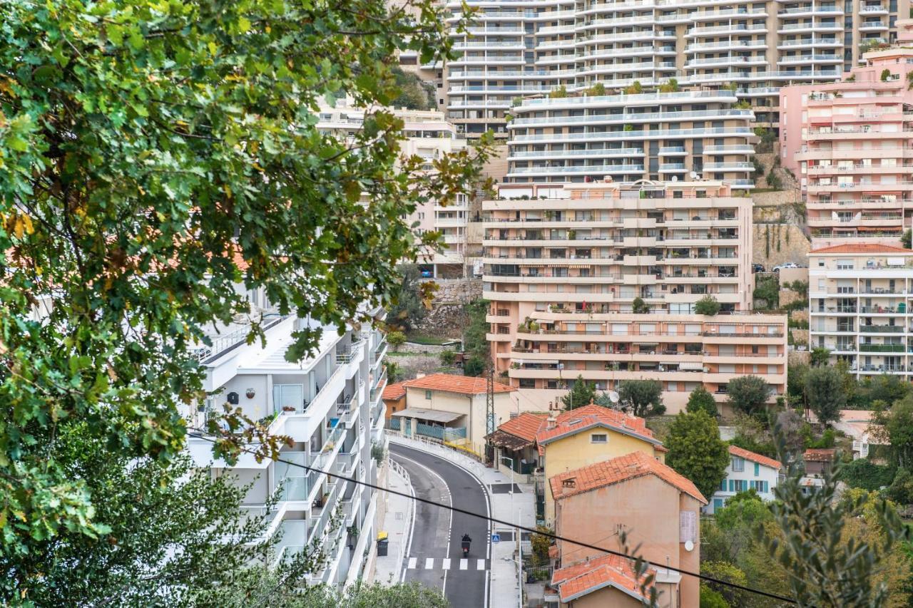 Vue Monaco & Tour Odeon - Terrasse - Parking - Bh Lägenhet Beausoleil Exteriör bild